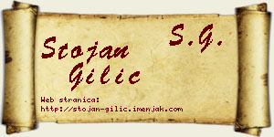 Stojan Gilić vizit kartica